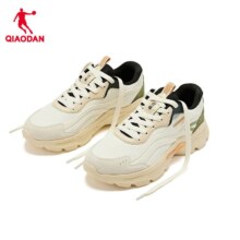 PLUS：乔丹QIAODAN 运动鞋 男子慢跑鞋 奶油白/桦木色 XM45230361