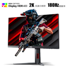 再降价、PLUS：AOC 27英寸 2K FastIPS 原生180Hz 10Bit 1ms HDR400 出厂校色显示器 宙斯盾系列 Q27G4