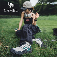 plus会员：CAMEL骆驼 腾龙 男女士户外登山鞋 防泼水运动跑鞋F23A097029