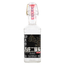 方庄 二锅头 北京方瓶 清香型白酒 52度 450mL 1瓶