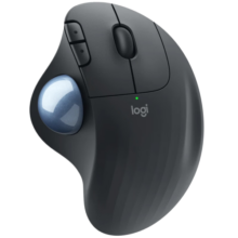 罗技（Logitech）ERGO M575无线蓝牙鼠标 人体工学轨迹球办公 笔记本电脑家用鼠标 商用版 石墨黑