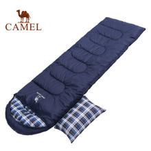 CAMEL 骆驼 户外睡袋大人成人露营室内冬季加厚防寒隔脏单人睡袋 A8W03004