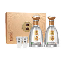 今世缘 国缘系列 国缘对开 42度 柔雅型白酒 500mL*2瓶 双支礼盒装