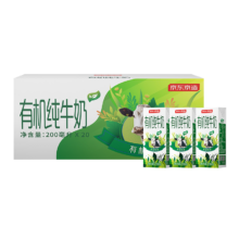 京东百亿补贴：京东京造 有机纯牛奶 200ml*20盒