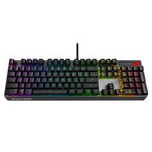 ROG 玩家国度 游侠 RX 104键 有线机械键盘 黑色 ROG光学蓝轴 RGB