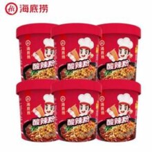 海底捞 冲泡即食酸辣粉 144g*6盒 多口味可选