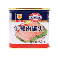 上海梅林午餐肉罐头198g*6罐装即食早餐速食方便面宵夜火锅食材