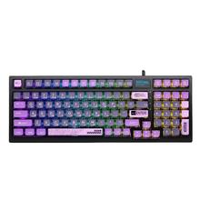 RAESHA 瑞翼鲨 FK980 赛博之城 有线机械键盘 金轴