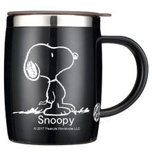 限移动端、京东百亿补贴：SNOOPY 史努比 DP-5002H 保温杯 420ml 黑色
