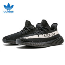 再降价、京东百亿补贴、plus会员：阿迪达斯 （adidas）三叶草男鞋女鞋Yeezy 350面透气跑步鞋BY1604 UK6码39