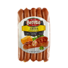 PLUS会员：FRATELLI BERETTA 奶酪香肠 烤肠火腿肠 爆浆肉肠 烤肠煎煮240g*6件
