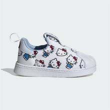 adidas ORIGINALS HELLO KITTY经典贝壳头儿童一脚蹬运动学步鞋