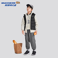 SKECHERS 斯凯奇 儿童轻薄三防羽绒背心