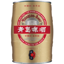 20点开始、PLUS会员：TsingTao 青岛啤酒 百年国潮啤酒 11.2度大桶装扎啤 5L 1桶