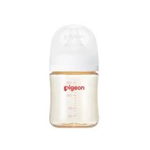 Pigeon 贝亲 第3代宽口径母乳实感 防摔PPSU奶瓶 透明160ml