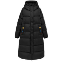 PEACEBIRD 太平鸟 中长款90绒连帽羽绒服