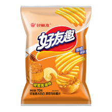 好丽友（ORION）好友趣薯片 蜂蜜黄油味70g*3件