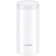 虎牌（TIGER）轻量保温杯304不锈钢真空保温男女士水杯 MOC-A20C 白色WW 200ml