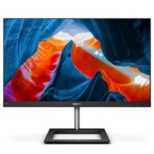 飞利浦 23.8英寸2K IPS75Hz 117%sRGB 低蓝光HDMI/DP 家用娱乐游戏模式 高清办公显示器 拼接显示屏245E1