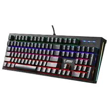MSI 微星 GK50Z 104键 有线机械键盘 黑色 高特青轴 RGB