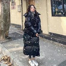 百亿补贴：FELIPE VARELA 亮面棉服女2024新长款过膝冬季加厚外套棉袄ins港风