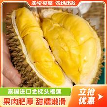 泰国进口金枕头榴莲热带风情鲜榴莲新鲜水果整箱包邮