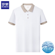 罗蒙（ROMON）商务冰丝POLO衫 *2件