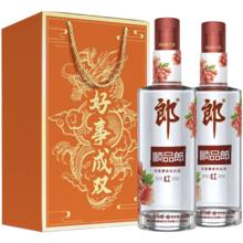 LANGJIU 郎酒 顺品郎 红顺 45%vol 浓酱兼香型白酒 480mL*2听 礼盒装