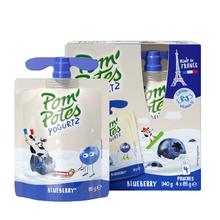 特价 法优乐儿童酸奶果泥蓝莓味85g*4