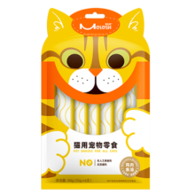 都乐时 猫咪猫条 纯肉补水营养无添加剂 含鱼油15g*6支