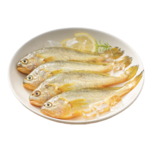1号会员店冷冻东海海捕小黄鱼 1kg(500g*2袋) 30-36条
