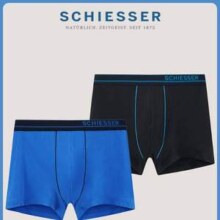 SCHIESSER 舒雅 男士S2舒美棉平角内裤混色2条装 E5/20751T