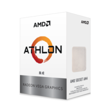 AMD 速龙 3000G 处理器 2核4线程 搭载Radeon Vega Graphic 3.5GHz AM4接口 盒装CPU