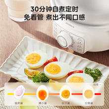 Midea 美的 蒸蛋器煮蛋器自动断电家用小型2024新款神器早餐机定时电蒸锅