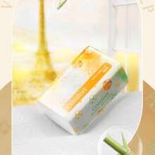 概率券:浣馨抽纸 云朵气垫压花加厚面巾纸家用餐巾纸卫生纸擦手纸整箱 1包*280张
