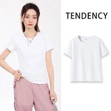 JEANSWEST 真维斯 圆领紧身短袖T恤女+背心