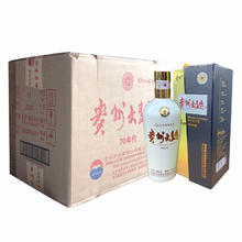 今日必买：MOUTAI 茅台 贵州大曲 70年代 53%vol 酱香型白酒 500ml*6瓶 整箱装 赠帆布包
