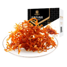 plus会员：良品铺子川香牛肉丝麻辣味400g四川风味麻辣牛肉干休闲零食肉类小吃
