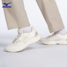 Mizuno 美津浓 Racer 中性跑鞋 D1GH223603 棉色/沙色