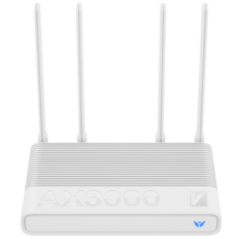 12日0点：京东云无线宝路由器 AX3000哪吒 【下单全额返】WiFi6 5G双频 全屋Mesh组网 3000M无线速率 千兆家用路由器