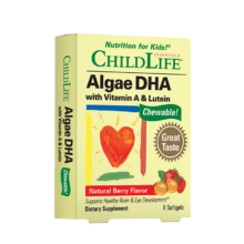 概率券：童年时光ChildLife 藻油dha 儿童婴幼儿dha叶黄素维A  9粒/盒