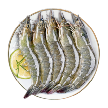 plus会员、概率劵：鱻谣盐冻大虾白虾 净重1.5kg/盒 加大号40-50规格*2件