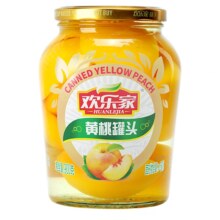 HUANLEJIA 欢乐家 黄桃罐头 900g