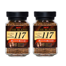 京东百亿补贴：UCC 悠诗诗 117 速溶黑咖啡粉 90g*2瓶