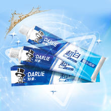 DARLIE 好来 原黑人)牙膏超白180g亮白清洁防蛀去牙渍清新口气去黄