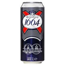 1664凯旋 1664黄啤500ml*24罐法国kronenbourg听装啤酒整箱清仓