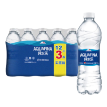 Plus会员、首购、限北京：百事可乐 纯水乐 AQUAFINA 饮用纯净水 550ml*15瓶