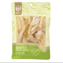华味亨 泡椒味凤爪90g（还有肉脯 肉干等任选10件）