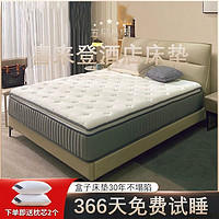 ATRUSTY 喜来登酒店乳胶床垫静音1.8x2米2卧室家用超厚独立弹簧席梦思床垫