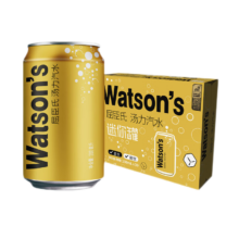 plus会员、需首购:屈臣氏（Watsons）苏打汽水 汤力风味  200ml*30罐